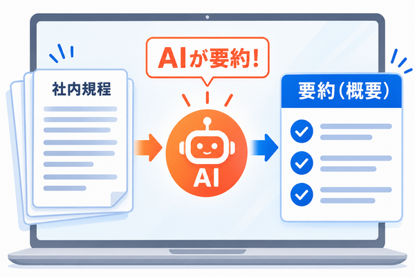 AIによる規程概要の自動作成
