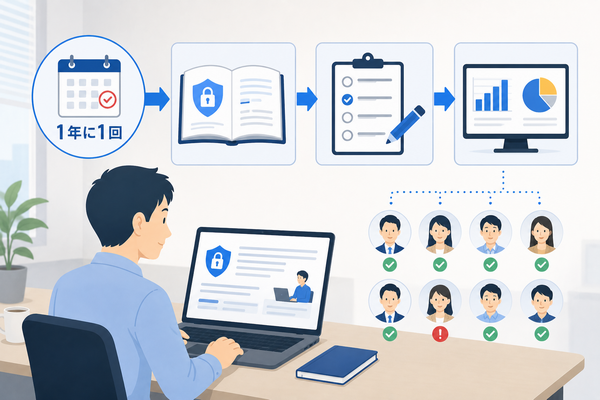 年次の情報セキュリティ講習にも対応